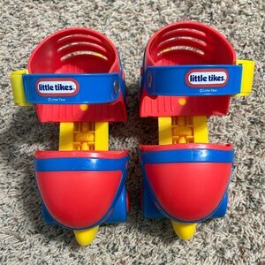 Little Tikes Vintage Toy Red and Blue Kids Roller Skates